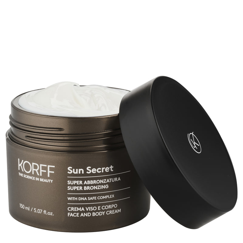 Korff Sun secret crema viso e corpo super abbronzatura Saldi