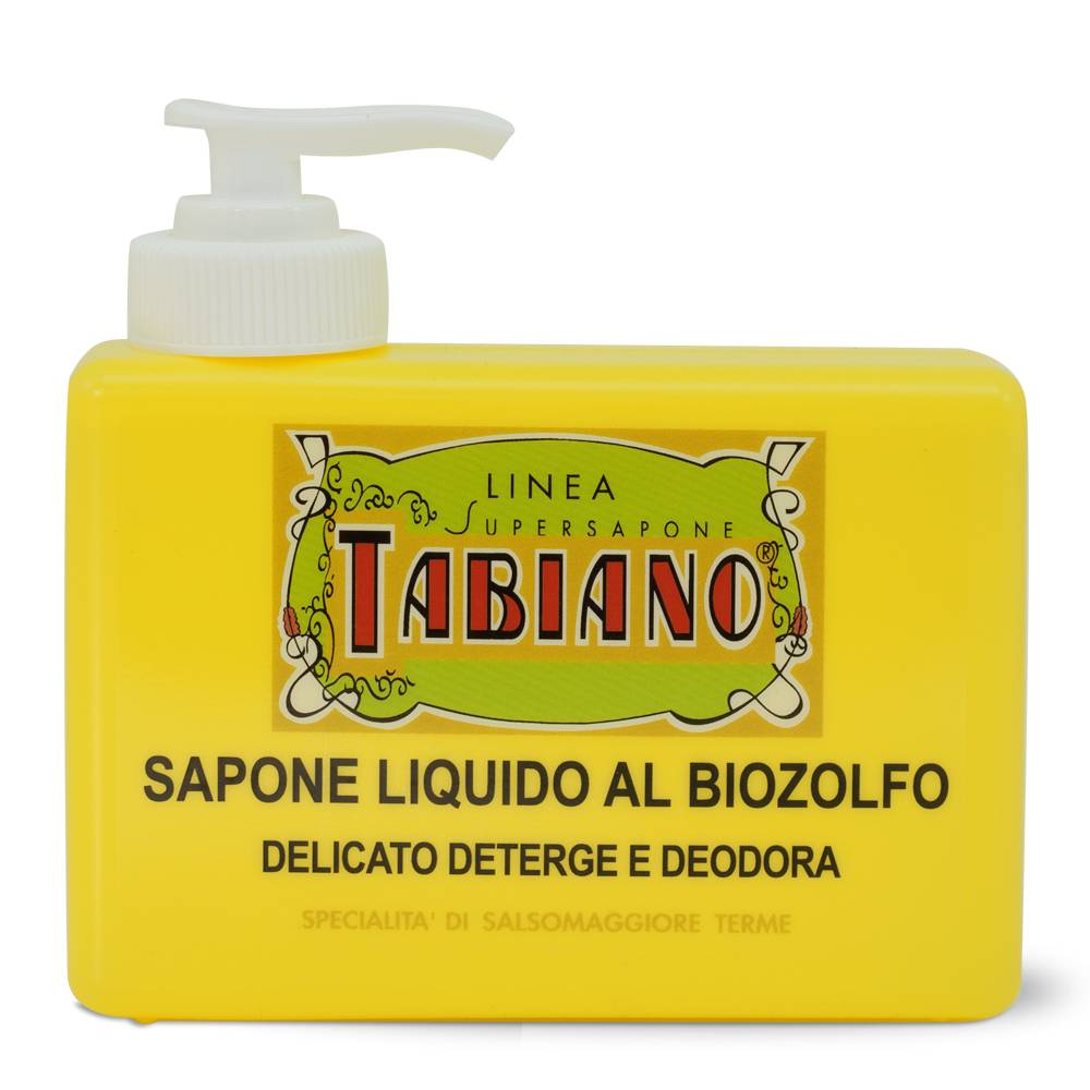 Pilogen Carezza Sapone Liquido al Biozolfo 250ml - Linea Supersapone Tabiano