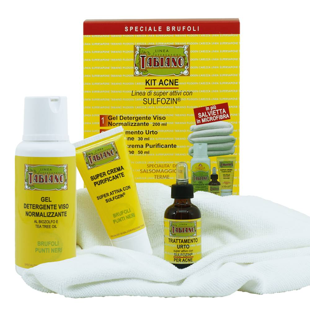Pilogen Carezza Kit Acne - Linea Supersapone Tabiano