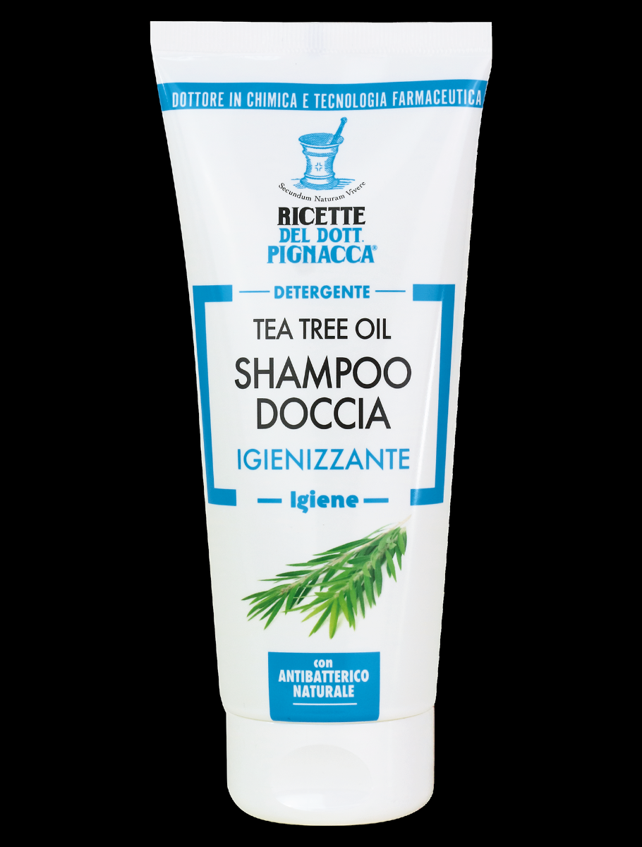 Pilogen Carezza Tea Tree Oil Shampoo Doccia Tonificante Igienizzante 200ml - Ricette del Dott. Pignacca