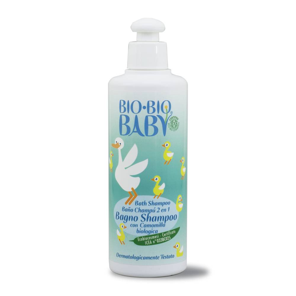 Pilogen Carezza Bagno Shampoo con Camomilla e Aloe Vera 250ml - Bio Bio Baby