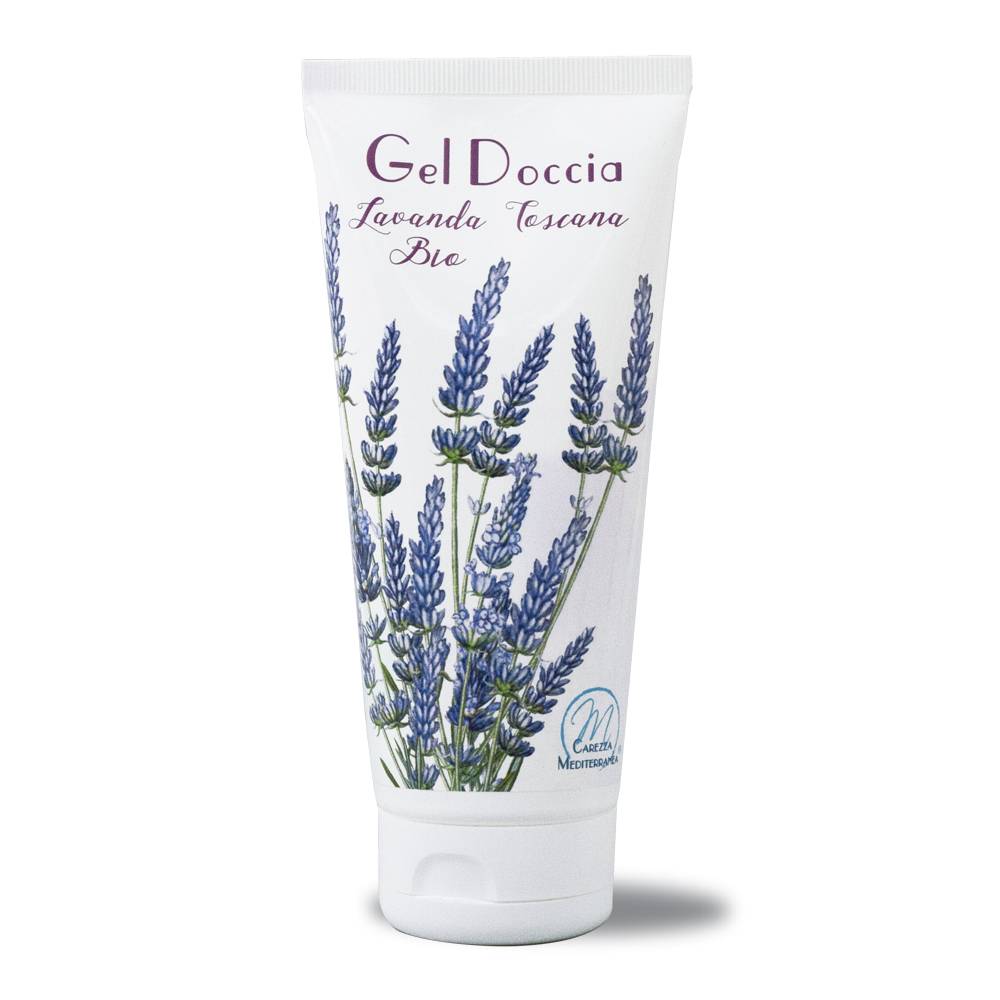 Pilogen Carezza Gel Doccia alla Lavanda Toscana BIO 200ml - Carezza Mediterranea