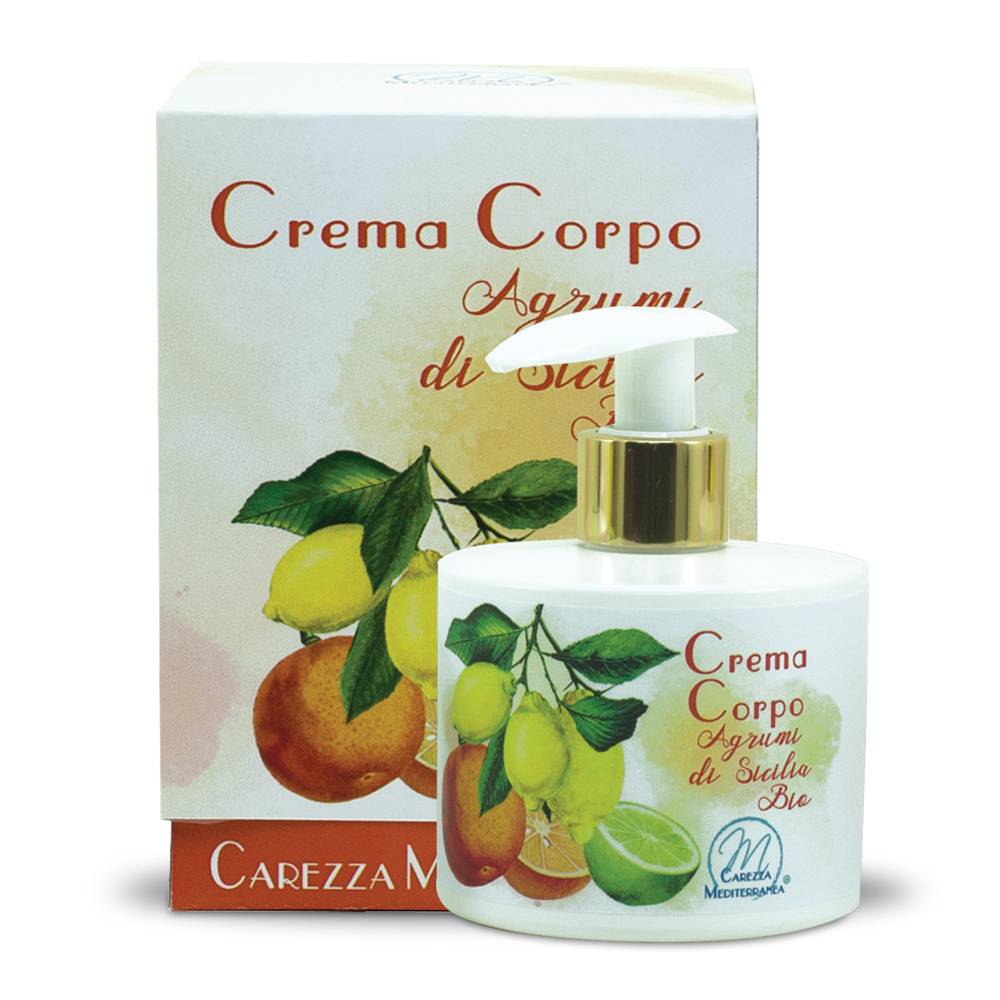 Pilogen Carezza Crema Corpo agli Agrumi di Sicilia BIO 250ml - Carezza Mediterranea