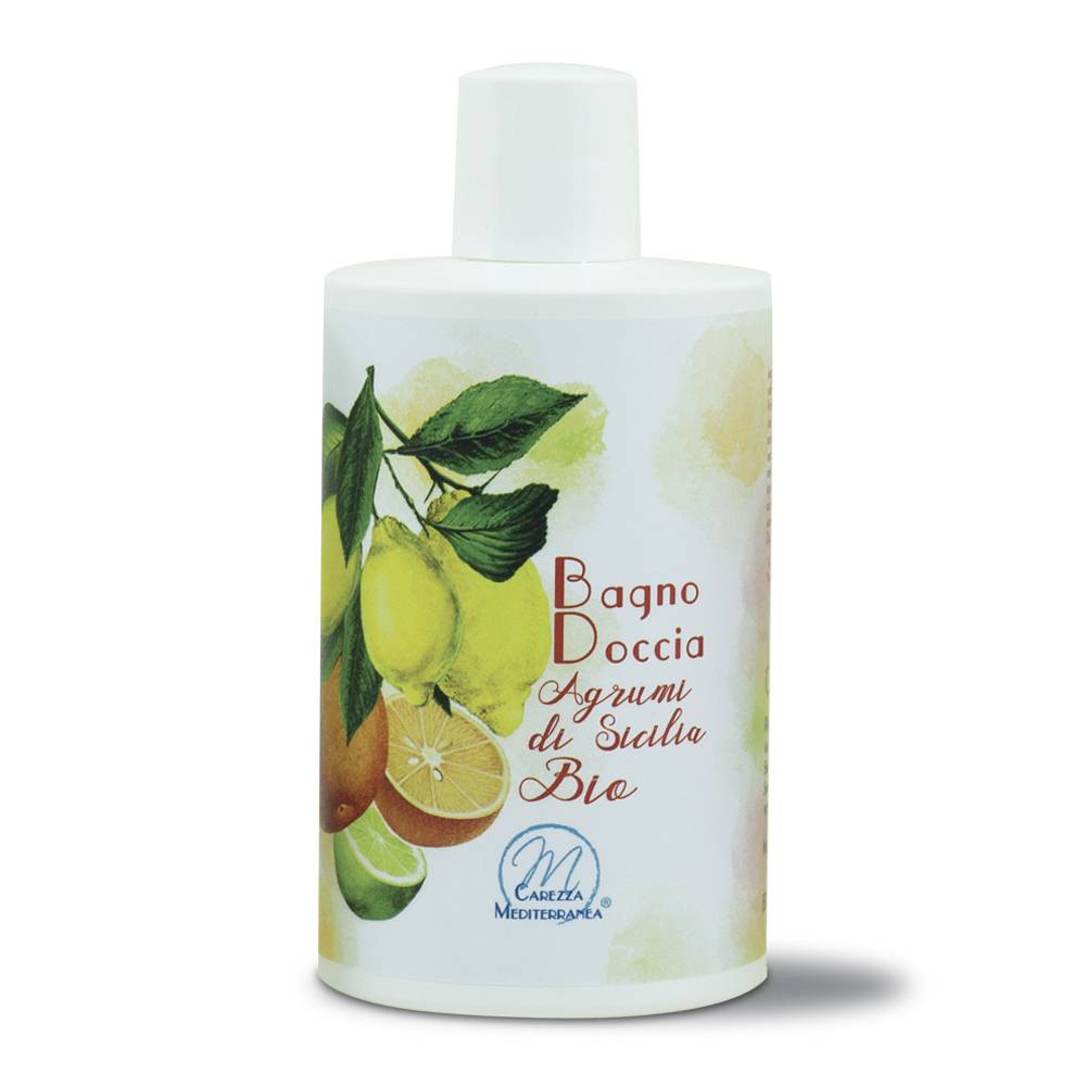 Pilogen Carezza Bagno Doccia agli Agrumi di Sicilia BIO 500ml - Carezza Mediterranea