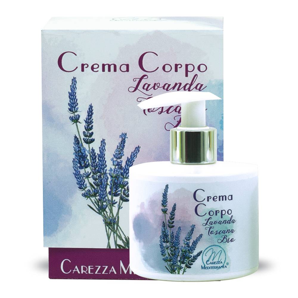 Pilogen Carezza Crema Corpo alla Lavanda Toscana BIO 250ml - Carezza Mediterranea