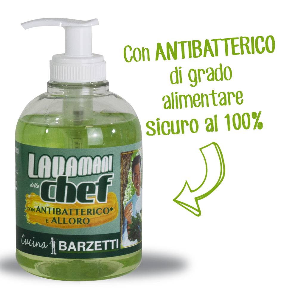 Pilogen Carezza Lavamani dello Chef all'Alloro 300ml Nuovo