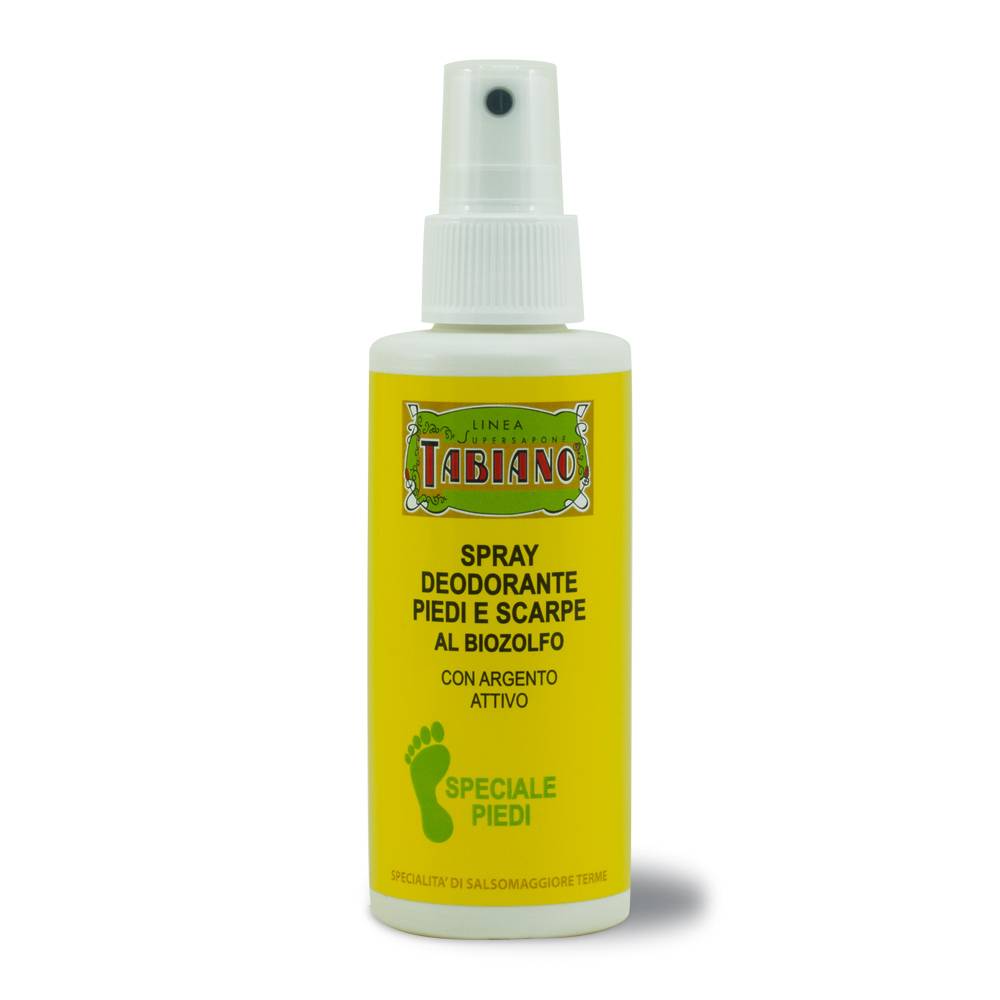 Pilogen Carezza Spray Deodorante Piedi e Scarpe 100ml - Linea Supersapone Tabiano Qualità Garantita
