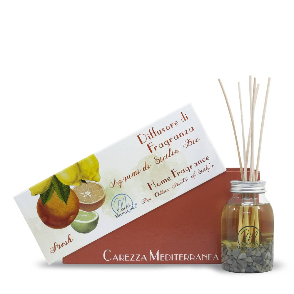 Pilogen Carezza Diffusore di Fragranza agli Agrumi di Sicilia 180ml - Carezza Mediterranea Prezzo Ridotto