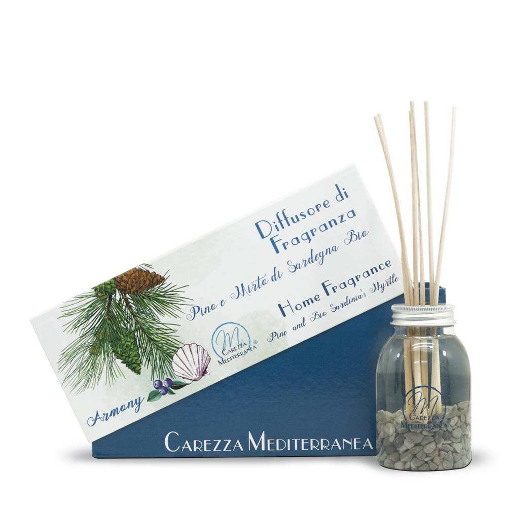 Pilogen Carezza Diffusore di Fragranza al Pino e Mirto di Sardegna 180ml - Carezza Mediterranea Presa