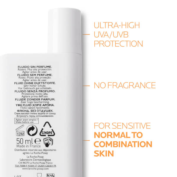 La Roche-Posay La Roche-Posay Anthelios UVMune 400 Invisible Fluid Tinted SPF50+ 50ml Vendita