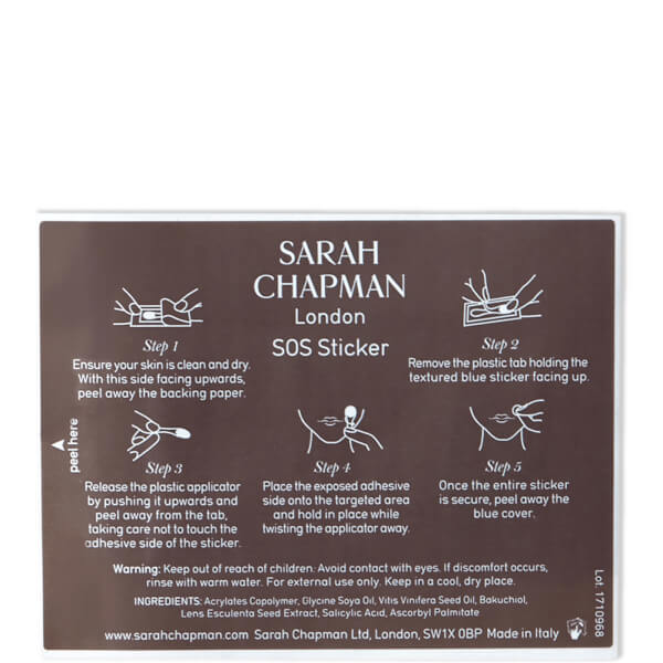 Sarah Chapman Sarah Chapman Skinesis Spot SOS Sticker - 20 patch Moda