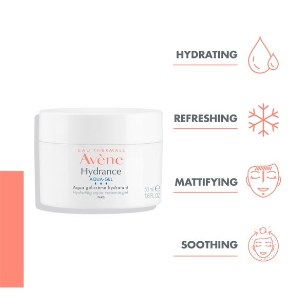 Avene Avène Hydrance Aqua-Gel Moisturiser per Pelle Disidratata 50ml Spedizione Gratuita