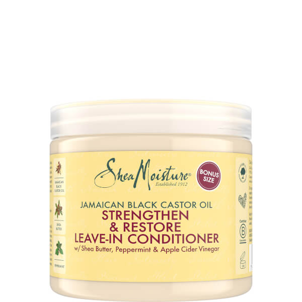 SheaMoisture SHEA MOISTURE BLACK CASTOR OIL STRENGTHEN GROW & RESTORE LEAVE-IN BALSAMO 454g