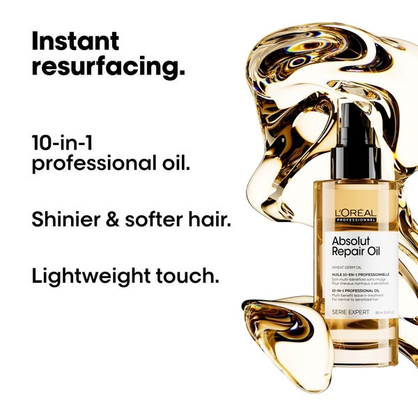 Lu0027Oréal Professionnel Olio Leave in Serie Expert Absolut Repair 10 in 1 for Dry and Damaged Hair L’Oréal Professionnel 90ml Nuova