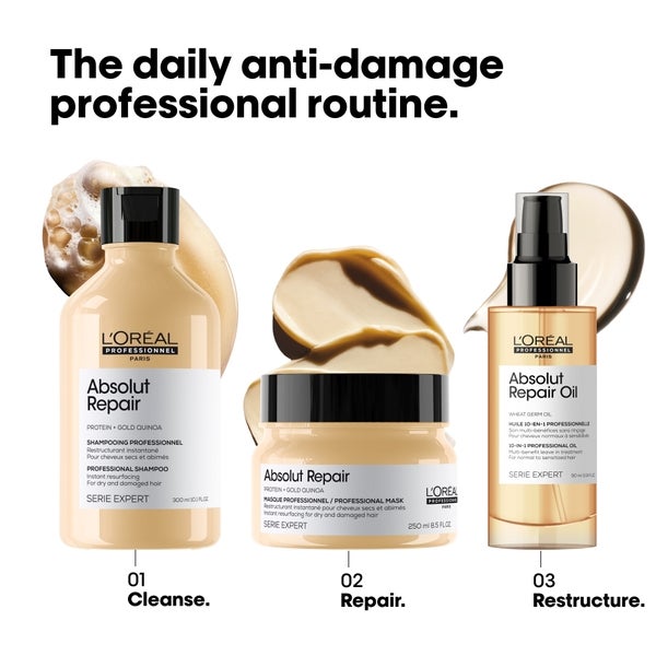 Lu0027Oréal Professionnel Olio Leave in Serie Expert Absolut Repair 10 in 1 for Dry and Damaged Hair L’Oréal Professionnel 90ml Nuova