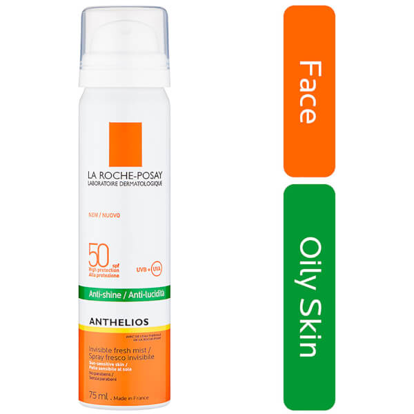 La Roche-Posay La Roche-Posay Anthelios Anti-Shine Sun Protection Invisible SPF50+ Face Mist 75ml Vendita Economica