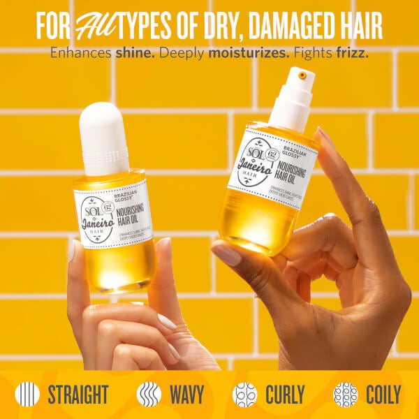 Sol de Janeiro Sol de Janeiro Brazilian Glossy Nourishing Anti-Frizz Hair Oil 58ml Promozione Limitata