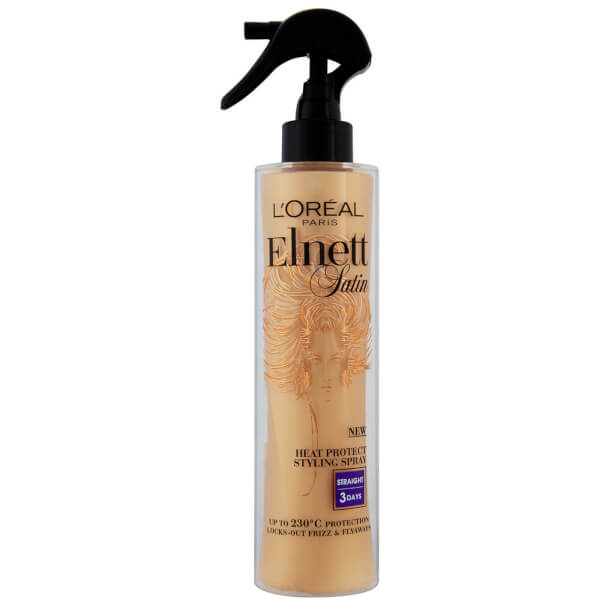 Lu0027Oréal Paris L'Oreal Paris Elnett Satin Heat Protect Spray - Straight (170ml)
