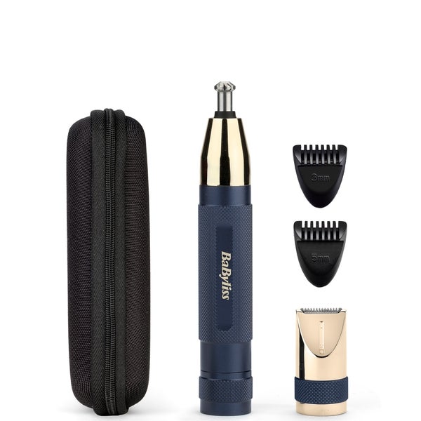BaByliss BaByliss Super-X Metal Series Nose Ear and Eyebrow Trimmer - Blue