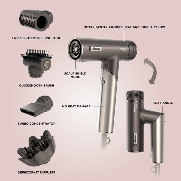 SHARK Shark Beauty SpeedStyle Pro FLEX 4-in-1 High-Velocity Hair Dryer System Moda