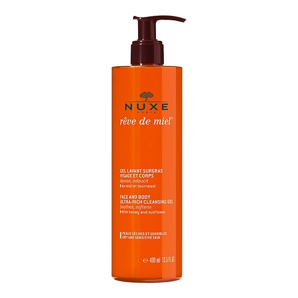 NUXE NUXE gel detergente pelli disidratate Rêve de Miel - viso e corpo (400 ml)