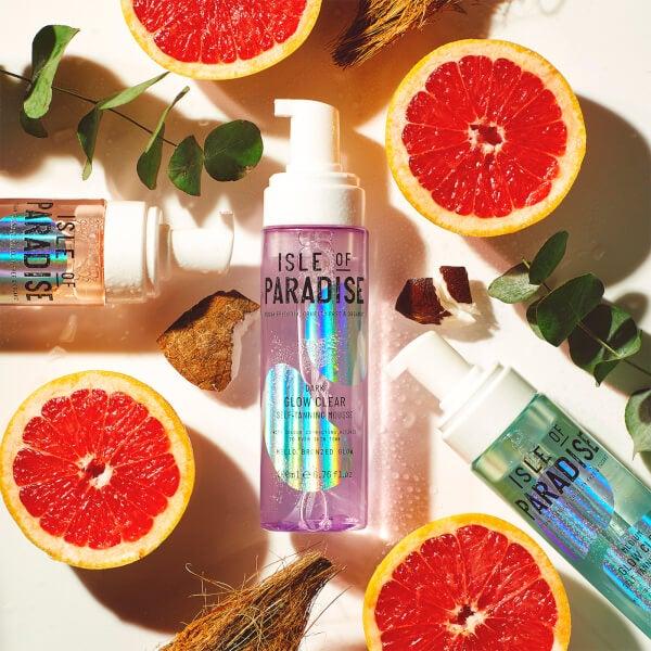 Isle of Paradise Mousse Autoabbronzante Glow Clear Isle of Paradise- Scuro 200ml Convenienza