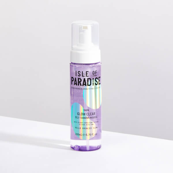 Isle of Paradise Mousse Autoabbronzante Glow Clear Isle of Paradise- Scuro 200ml Convenienza