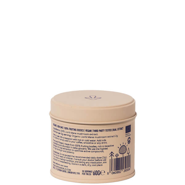 DIRTEA DIRTEA Lion's Mane Powder - The Focus Mushroom 60g Negozio