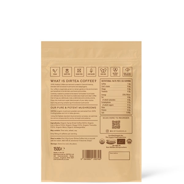 DIRTEA DIRTEA Coffee Super Blend 150g Soddisfazione Garantita