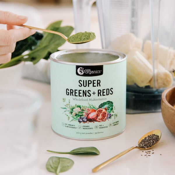Nutra Organics Nutra Organics Super Greens and Reds 300g Fino Al -60%