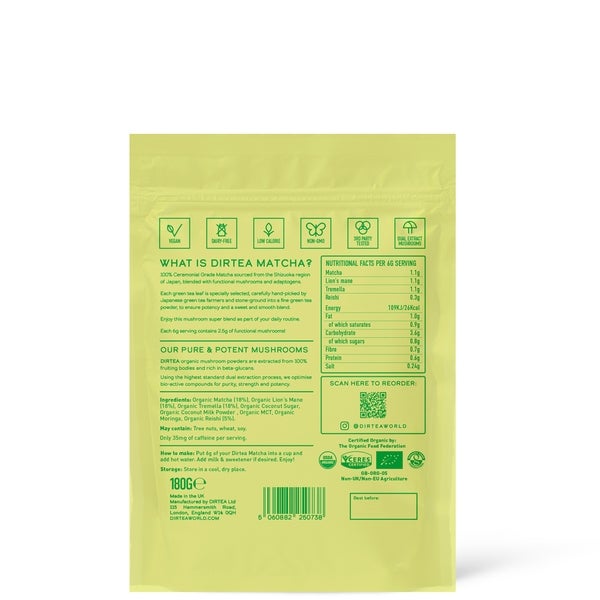 DIRTEA DIRTEA Matcha Super Blend 180g Affare Del Giorno