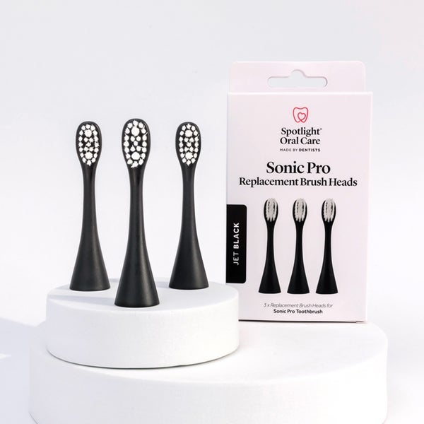 Spotlight Oral Care Spotlight Oral Care Sonic Pro Jet Black Replacement Heads Fino Al -60%