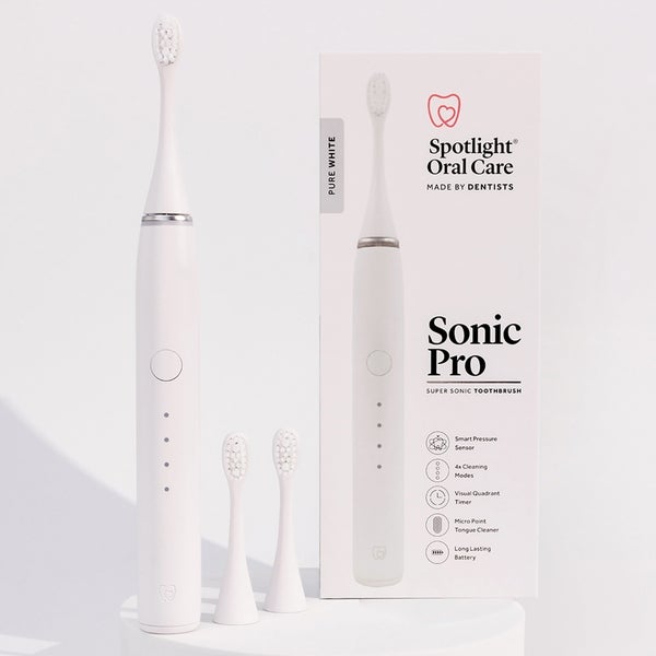 Spotlight Oral Care Spotlight Oral Care Sonic Pro Toothbrush - Pure White Prezzo Ridotto