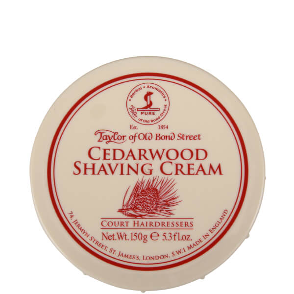 Taylor of Old Bond Street Taylor of Old Bond Street Shaving Cream Bowl - Legno di Cedro (150g) Smaltimento dello stoccaggio