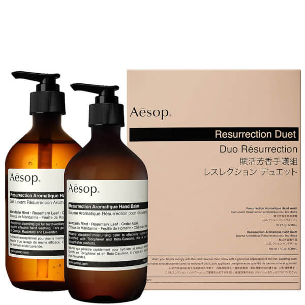 Aesop Aesop Resurrection Hand Cleanser and Balm Duet Acquista Ora