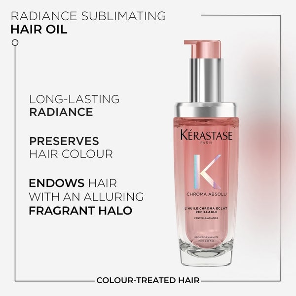 Kerastase Kérastase Chroma Absolu Refillable Hair Oil 75ml And 30ml Duo For Colour Treated Hair Vendita Economica