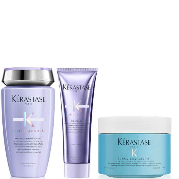 Kerastase Kérastase Blond Absolu and Energising Scrub Trio 250ml Ultimi due giorni