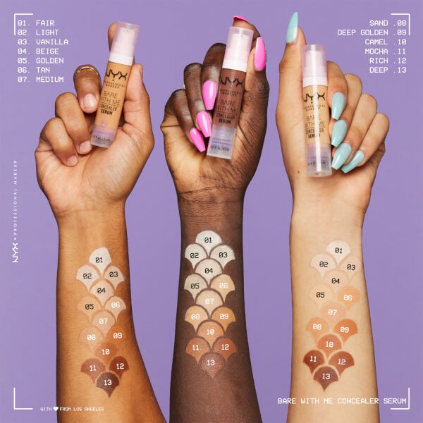 NYX Professional Makeup NYX Professional Makeup Bare With Me Concealer Serum 9.6ml (Various Shades) Esporta salva