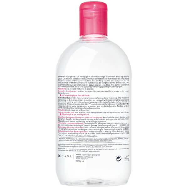 Bioderma Bioderma Sensibio H2O Acqua micellare detergente e struccante Pelle sensibile Sconti questo mese