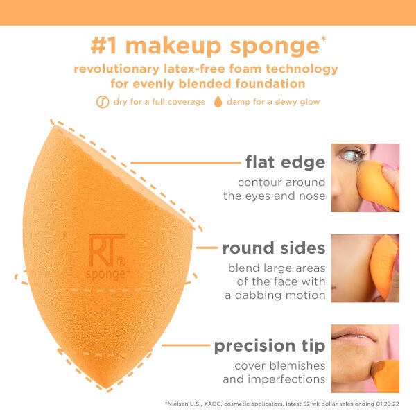 Real Techniques Real Techniques Miracle Complexion Sponge and Case Nuovo