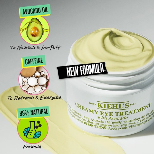 Kiehlu0027s Since 1851 Trattamento Occhi Cremoso con Avocado Kiehl's (vari formati) Sostegno trimestrale