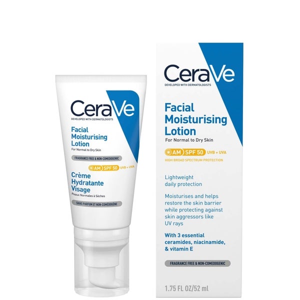 CeraVe CeraVe AM Lozione Idratante Viso SPF50 per Pelle da Normale a Secca 52ml Discount Store per i nuovi prodotti