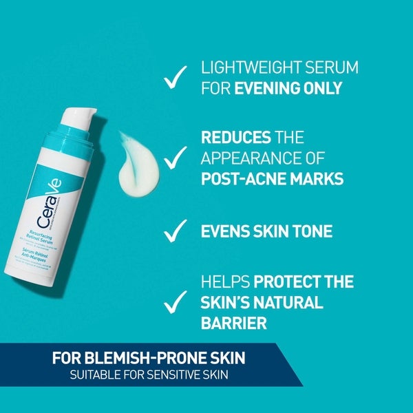 CeraVe CeraVe Resurfacing Retinol Serum con Ceramidi e Niacinamide per pelli con imperfezioni 30ml Esporta salva
