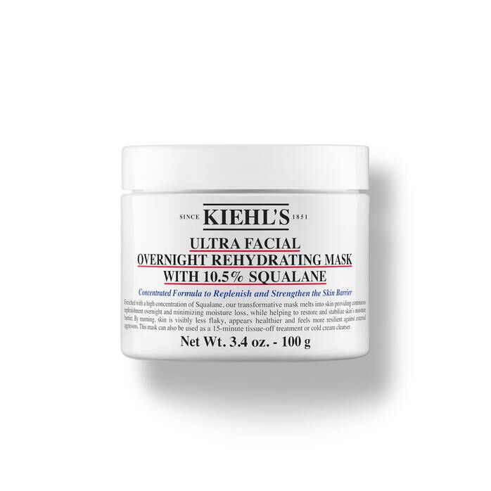 Kiehls Ultra Facial Overnight Rehydrating Mask con 10.5% di Squalano 2025