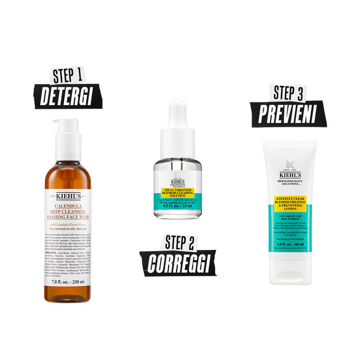 Kiehls Imperfezioni Gameover Kit Outlet