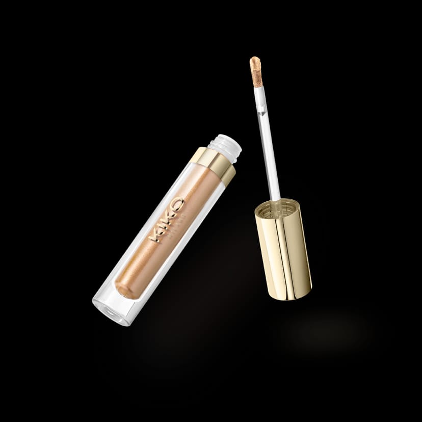 Kikocosmetics gold reflections sun mirage liquid eyeshadow Nuova