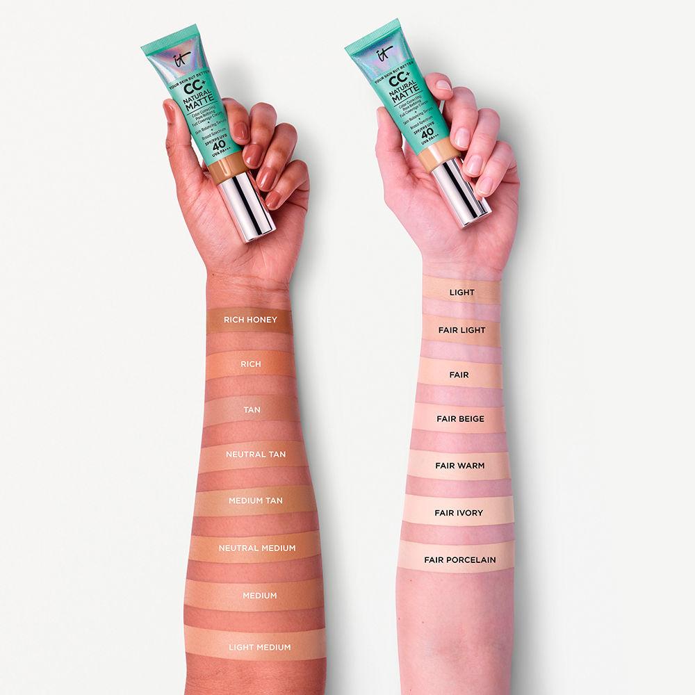 IT Cosmetics Fondotinta in crema CC+ NATURAL MATTE SPF40 I Più Venduti