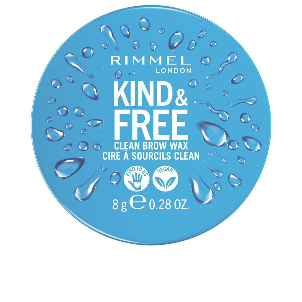 Rimmel London KIND & FREE clean brow wax #001-clear