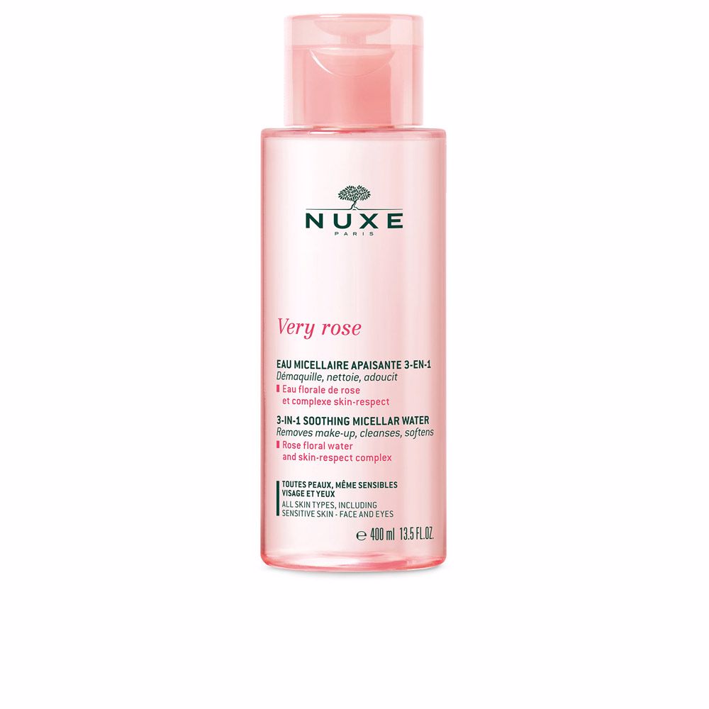 Nuxe VERY ROSE acqua micellare lenitiva 3in1 tutta la pelle