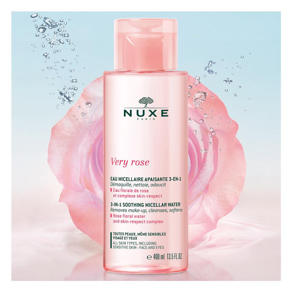 Nuxe VERY ROSE acqua micellare lenitiva 3in1 tutta la pelle Promozione Limitata